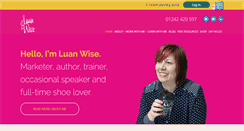 Desktop Screenshot of luanwise.co.uk